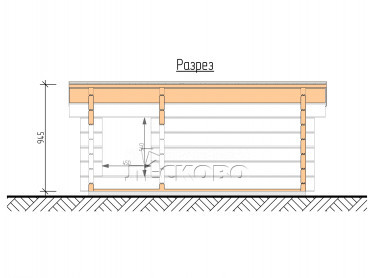 Doghouse "KDV" series 1х1.3